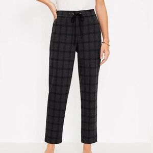Plaid Jogger Pants Size M from LOFT